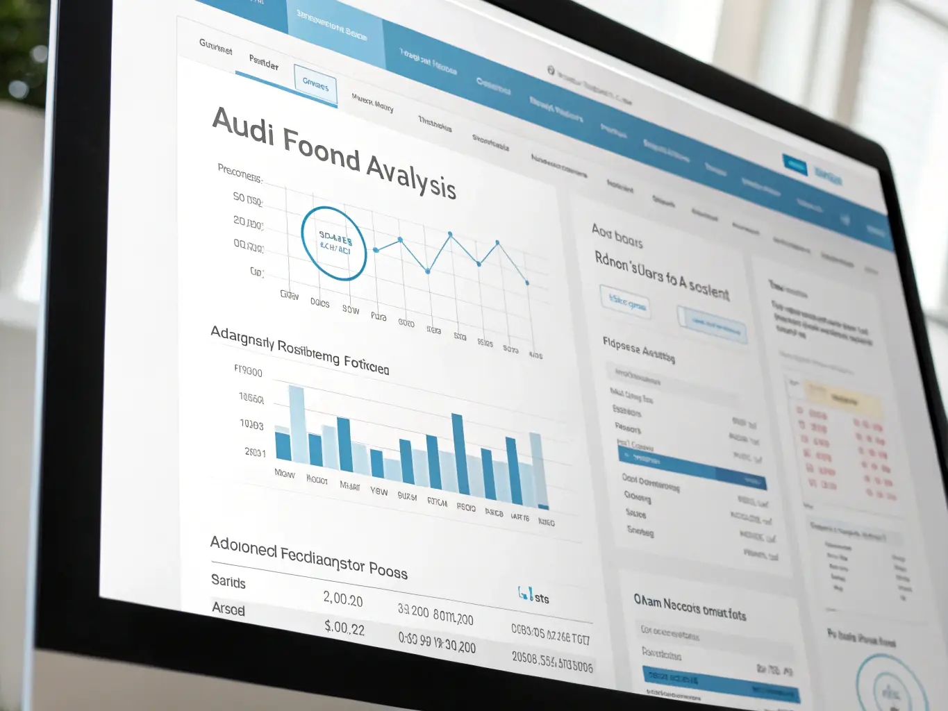 An image depicting a sample accreditation report generated by EduTrack, highlighting key metrics and compliance indicators. The report should be well-organized and easy to understand, with clear explanations of the data presented.