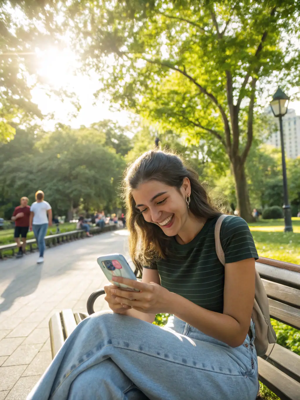 A student is receiving an alert on their phone from the early warning system, showing how CNV AI Labs helps students stay on track.
